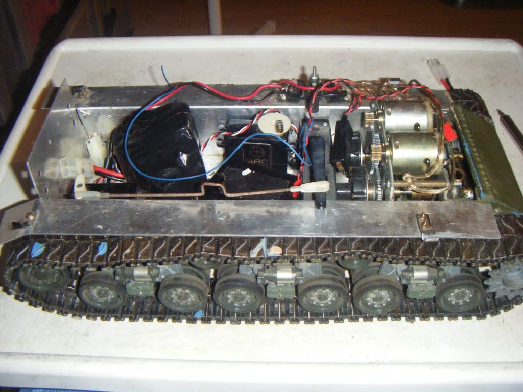 1974 Tamiya M4 Sherman rc tank 1/16 scale project RC10Talk The Net